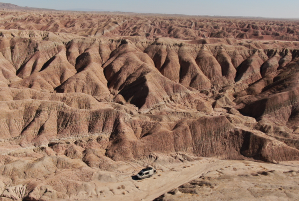 Camper van in Anza Borrego