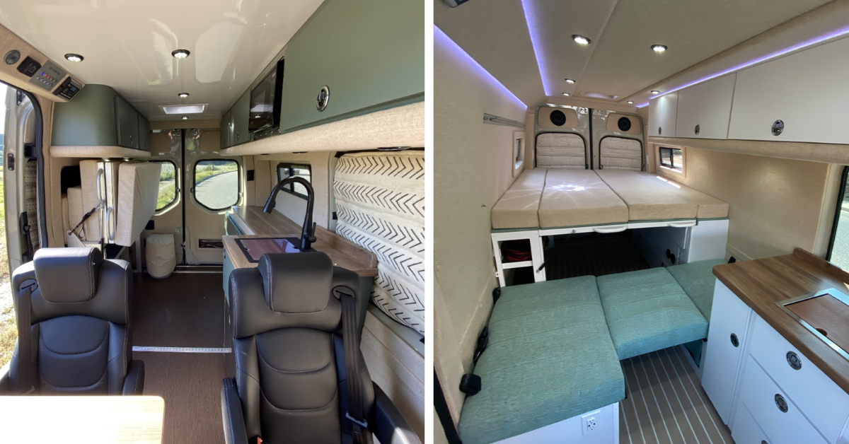 Van Conversions with different bed options