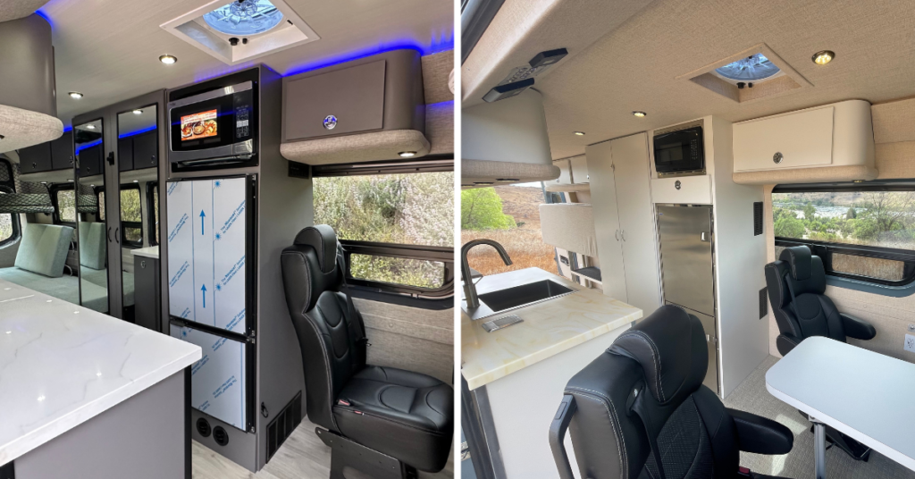 two campervan conversions