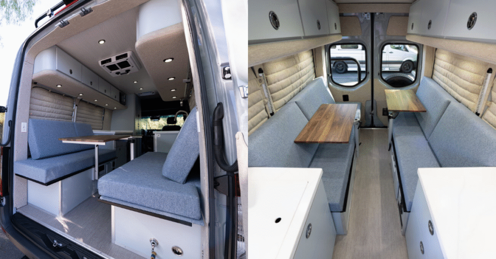 interior of van conversion